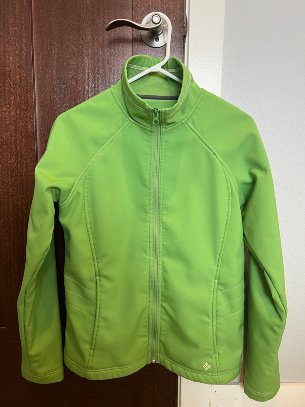 Columbia Light Green Full-Zip Active Jacket